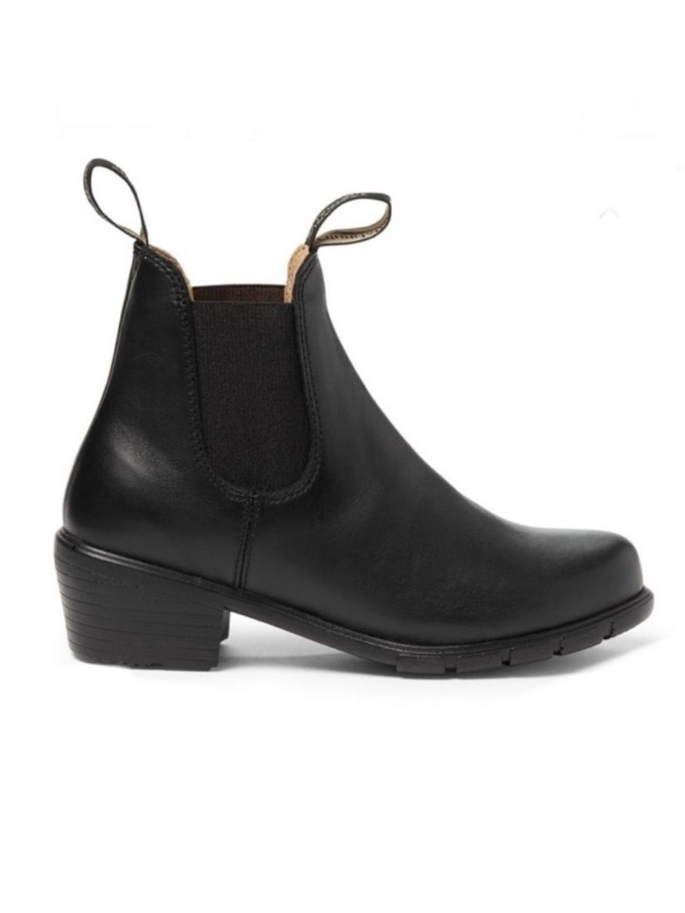 Blundstone 1671 heeled Chelsea boots black leather US 9